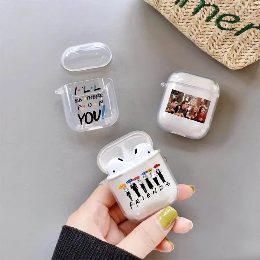 Central Perk Coffee Friends TV-Show Kopfhörerhülle für AirPods 1, 2, 3, 4 und Pro in Transparent - Bild 2