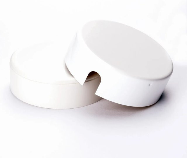 Orion Lightstyle Verteilerdose aus Metall in Weiß, Durchmesser: 70 mm - Bild 1