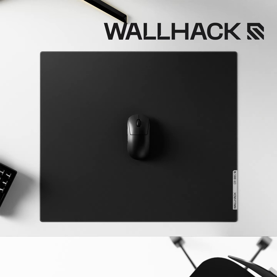 WALLHACK CR005 Steuerglas-Mauspad Schwarz, B: 510 mm, T: 440 mm - Bild 3