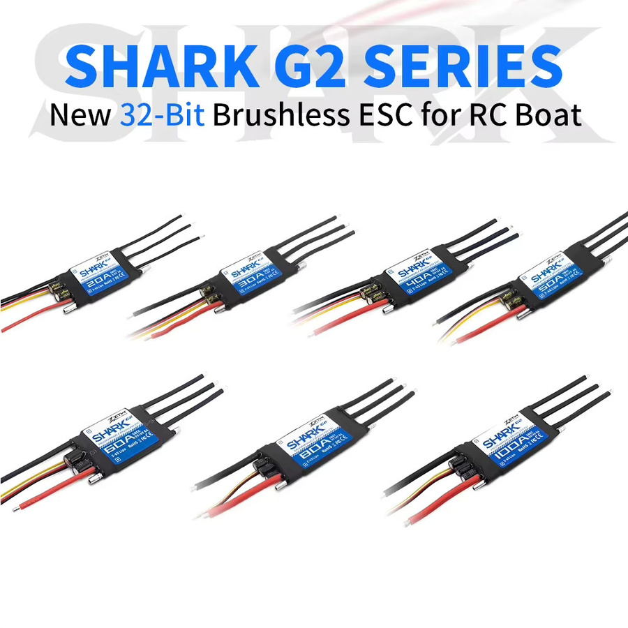 ZTW Shark G2 Bürstenloser Geschwindigkeitsregler ESC für RC-Boot Unterwasser-Thruster - Bild 2