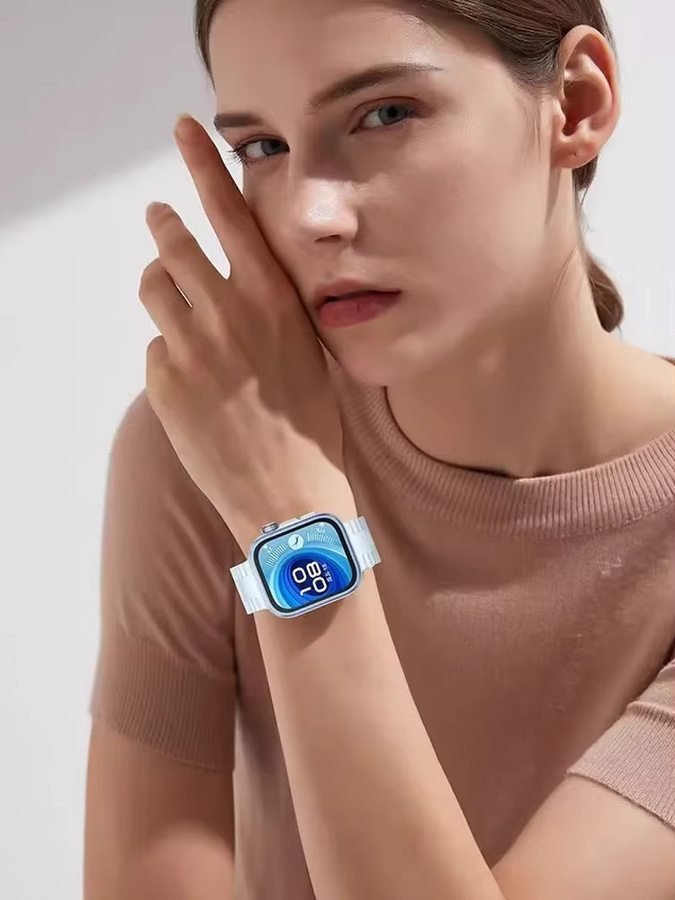 Huawei Uhrenarmband Silikon, Weiß, Unisex - Bild 3