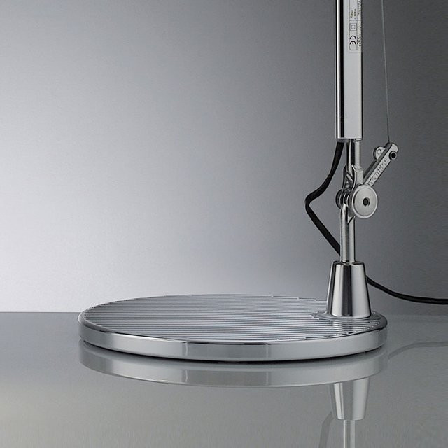 Artemide Tolomeo Mini Tavolo Tischfuß aus Aluminium in Silber - Bild 1