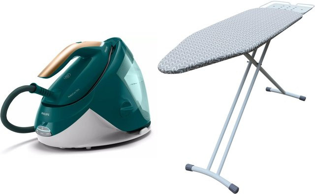 Philips Bügelstation Set PSG7140/70 + GC221/98 in Multicolour mit vertikalem Dampf, Automatik-Abschaltung und Antihaftbeschichtung - Bild 1