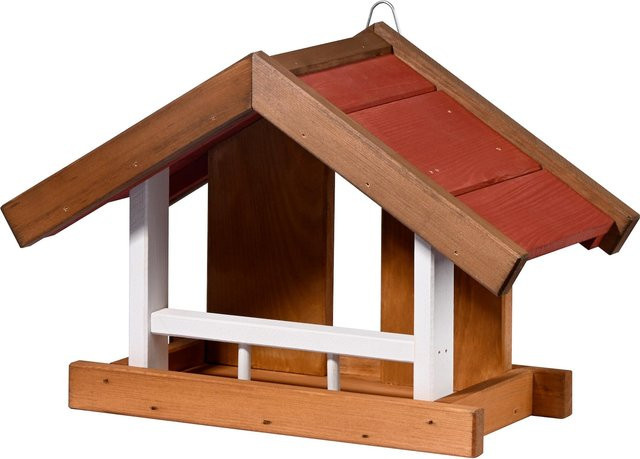 dobar Vogelhaus Herbstfrüchte 2er-Set braun Wandaufhängung B/T/H: 22,5 x 21 x 16 cm - Bild 1