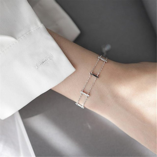YIRAN Jewelry Armband & Armreif, 925 Silber, Kristall, Damen - Bild 1