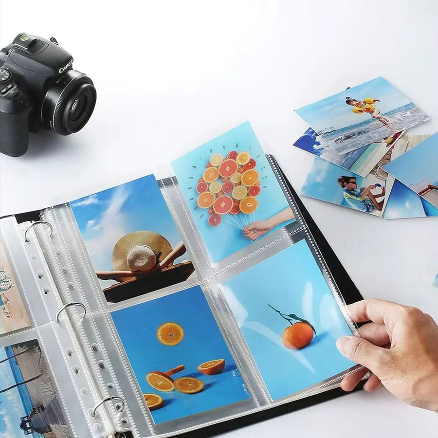 Transparente A4 Fotoalbumhüllen aus Kunststoff für Kpop Fotokarten und DIY Fotoalben - Bild 1
