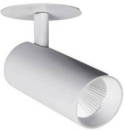 Brumberg LED Einbau- und Aufbaustrahler rund, dimmbar, warmweiß, Silber/Weiß - Bild 1