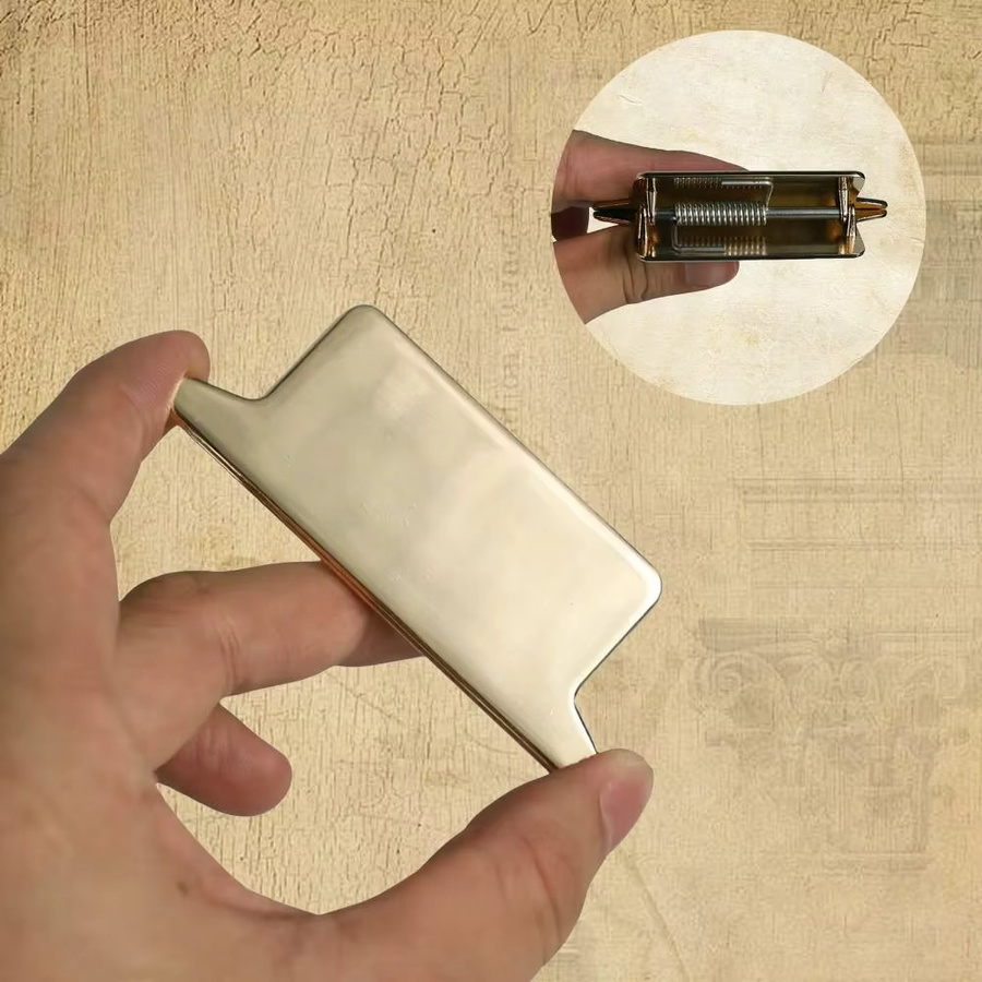 Retro Metall-Bindeclips aus Legierung in Silber, Bronze und Gold für Büro, Schule und Zuhause - Bild 4