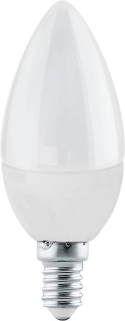 Eglo LED Leuchtmittel E14 Kerzenform in Weiß mit 3,4 W und 470 Lumen neutralweißem Licht - Bild 1