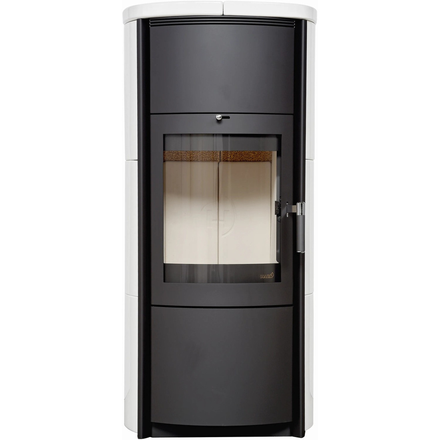Hark Keno ECOplus Kaminofen mit Keramik-Kacheln in Weiß, 5 kW mit Automatik - Bild 2