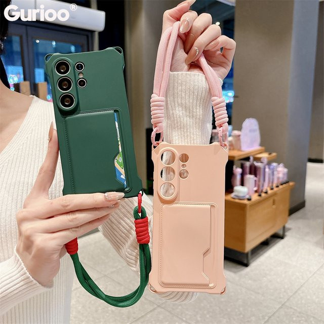 Samsung Seilband-Etui Hülle für S26 S25 S24 S23 S22 S21 FE Plus Ultra A54 A14 A34 A53 A15 A52 A35 A55 A16 A17 A35 A56 - Bild 1