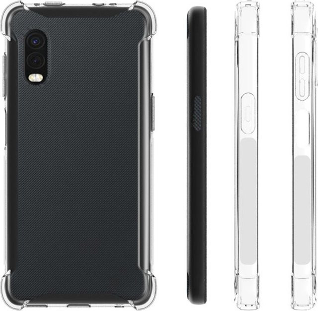 Stoßfeste Silikon TPU Schutzhülle für Samsung Galaxy Xcover 7 in Transparent mit Airbag-Luftkissen - Bild 1