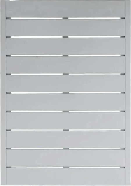 Sichtschutzzaunelement Faro von Andrewex aus Kiefernholz, grau lackiert, B: 130 cm, H: 90 cm - Bild 1
