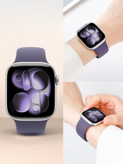 Silikonarmband für Apple Watch, Sportarmband, Unisex - Bild 1