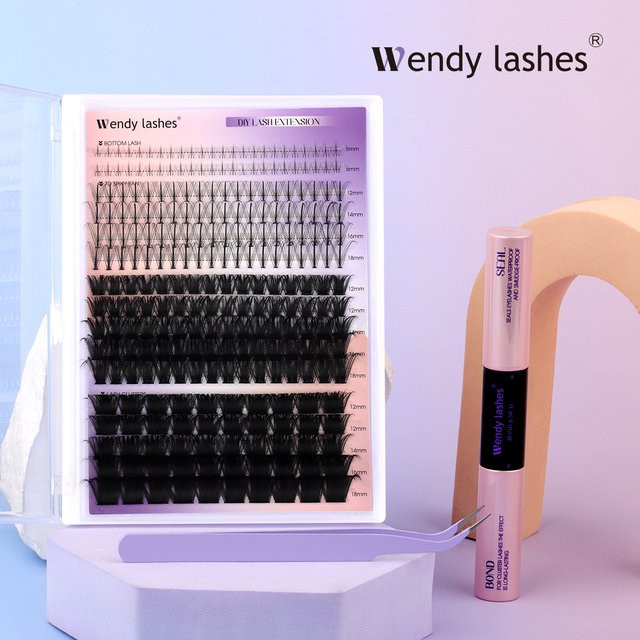 Wendy Lashes Lash Clusters Set, Black - Bild 1