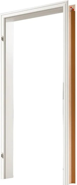 Profilierte Türzarge GetaDoor Weiß ähnlich RAL 9010 modern B/H/T: 73,5 x 198,5 x 18,5 cm - Bild 1