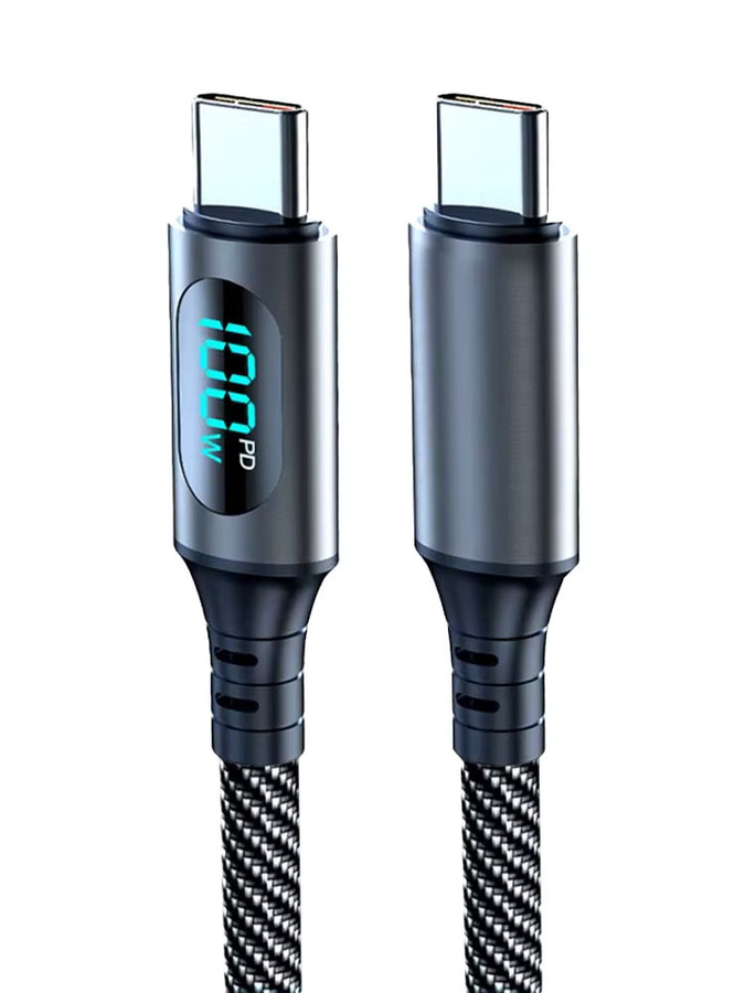 NNBILI USB-A auf USB-C Ladekabel, 120W 6A Schnellladekabel in Schwarz - Bild 6