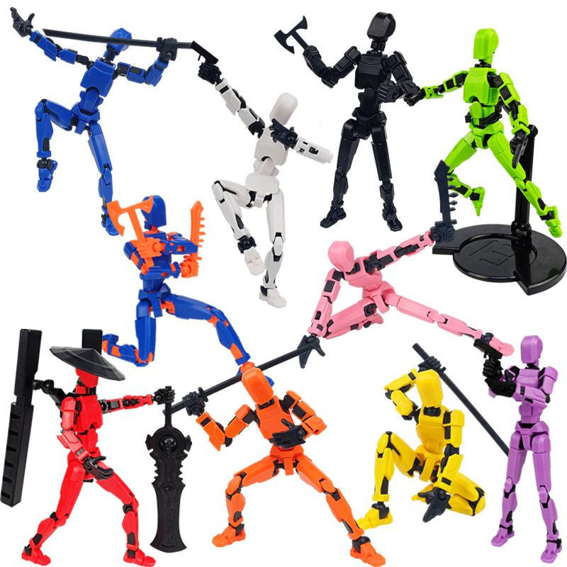 Yiran toy 1 Titan 13 Roboter Actionfiguren Set orange 1-6 Stück - Bild 4
