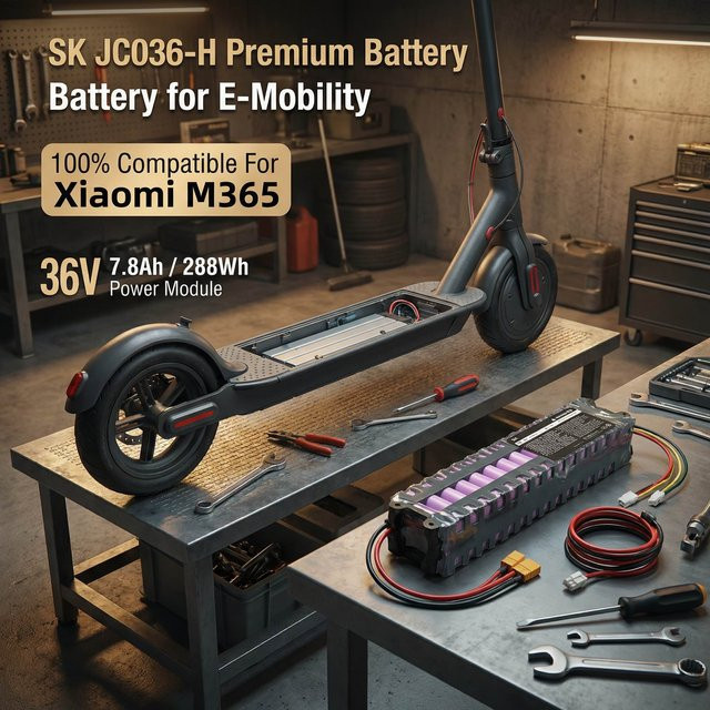 Xiaomi Original-Akku 36V 7800mAh in Schwarz für Xiaomi M365 Pro zur Erweiterung der Reichweite - Bild 1