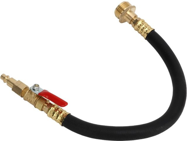mfySpace Gartenschlauchadapter RV Frostschutz-Kombiset mit 1/4 US Schnelladapter aus Messing in Schwarz - Bild 1