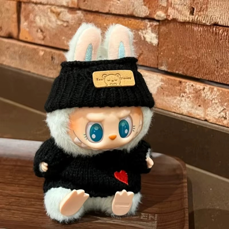 Keeppley Labubu Puppen-Liebespullover, Zubehör, Schwarz, Plüsch / Textil - Bild 2