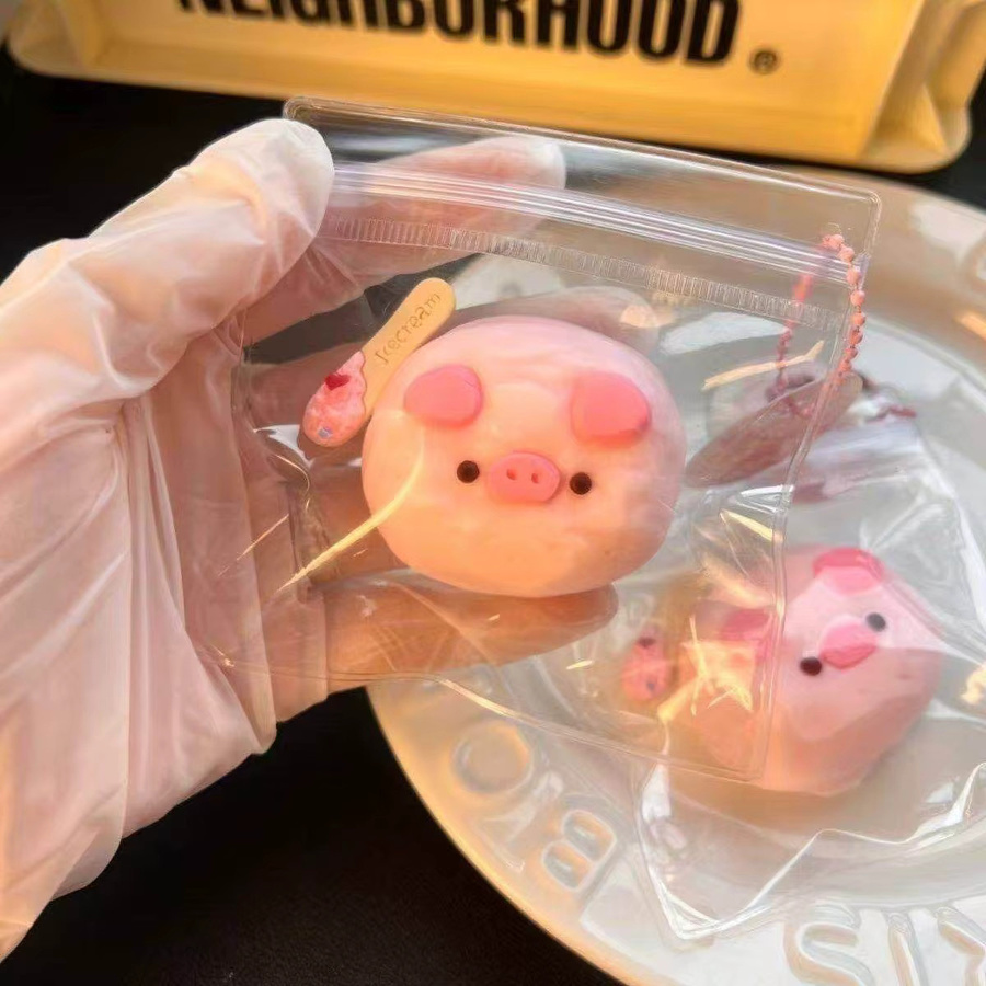 Datgo Rosa Schweinchen Squishy, Sensorisches Spielzeug - Bild 2
