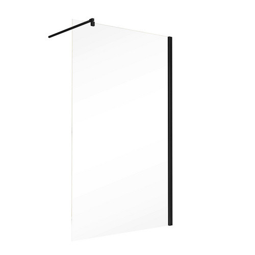 Schulte Duschwand Toura Walk-In Ecke Glas Schwarz B: 80 cm, H: 200 cm - Bild 2