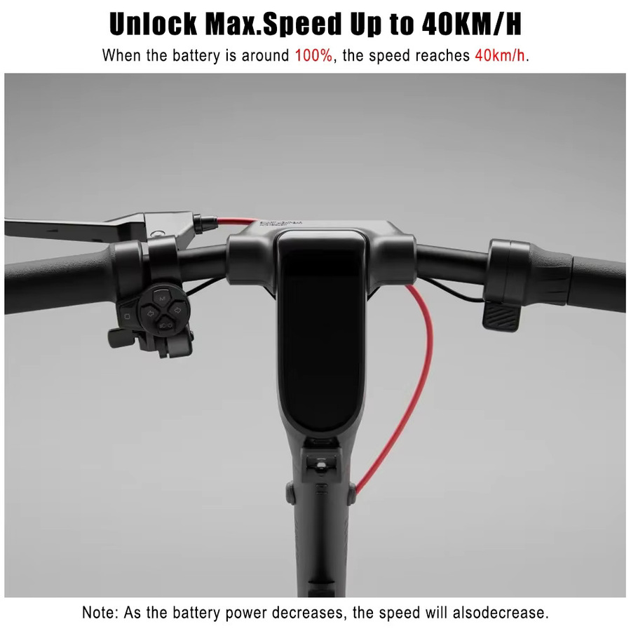 Ninebot Speed Release Limit Entriegelungskabel für F3 F3 Pro E-Scooter in Schwarz - Bild 4