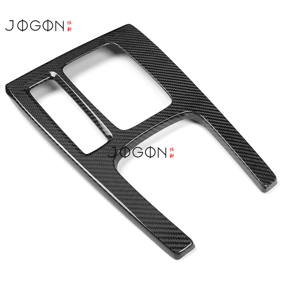 JOGON Echtcarbonfaser Mittelkonsole und Schalthebelabdeckung für Honda Civic Type R FL5 2023-2026, Schwarz - Bild 3