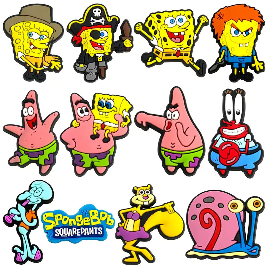 Potdemiel Spongebob Charms, Schuhe Dekoration Zubehör - Bild 2