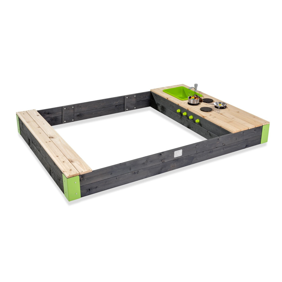 Exit Holzsandkasten Aksent B: 200 cm, T: 140 cm - Bild 2