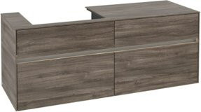 V&B Waschtischunterschrank Collaro mit LED-Beleuchtung, B/H/T: 140 x 54,8 x 50 cm - Bild 1