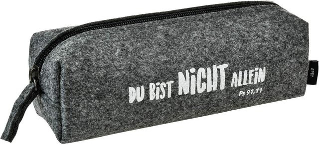 Uljö Filz-Federmäppchen Grau mit Reißverschluss - Bild 1