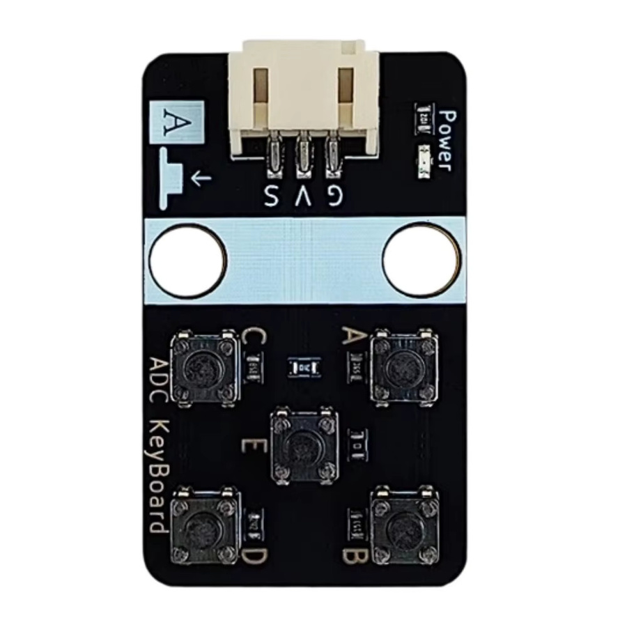 NullLab ADC-Analogtastenmodul in Schwarz mit PH2.0-Schnittstelle für Arduino und ESP32 - Bild 5