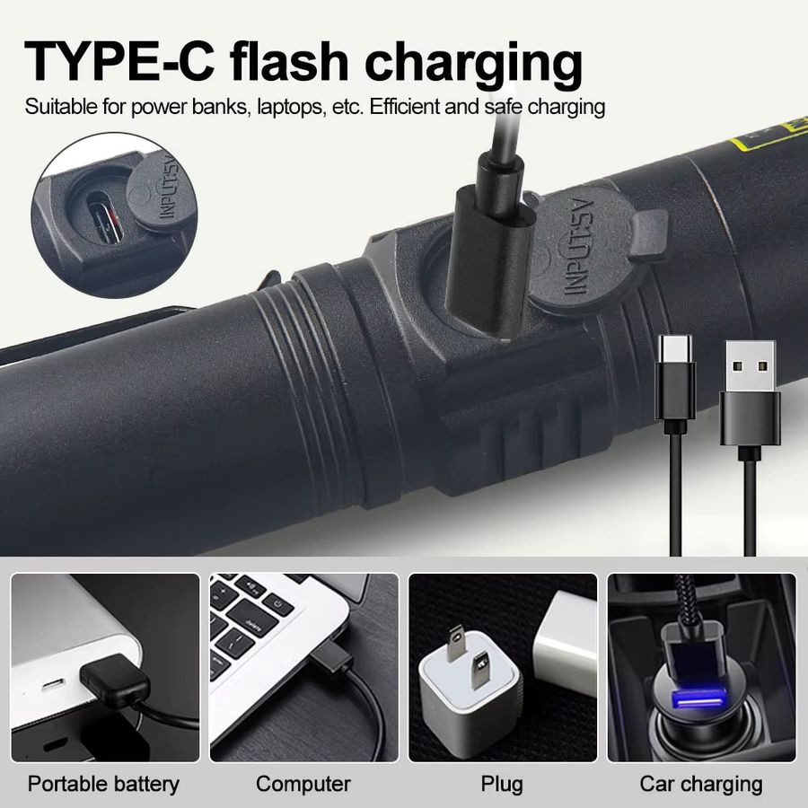 VASTFIRE Mini UV Taschenlampe 5W 365nm LED Stift Detektor für Geld Marker und Flecken in Schwarzlicht - Bild 5