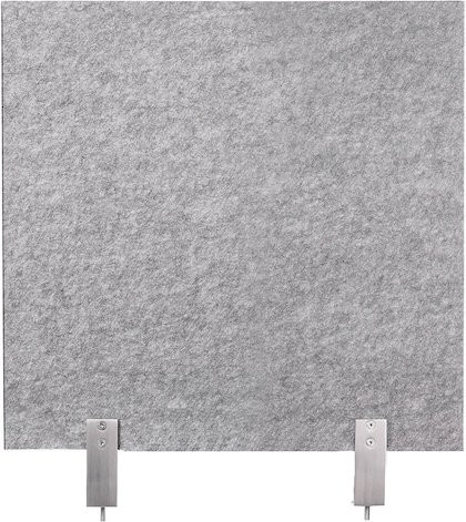 Modernes Schreibtisch-Set desktopz mit Klemme in Grau, B/T/H: 50 x 50 x 2,5 cm - Bild 1