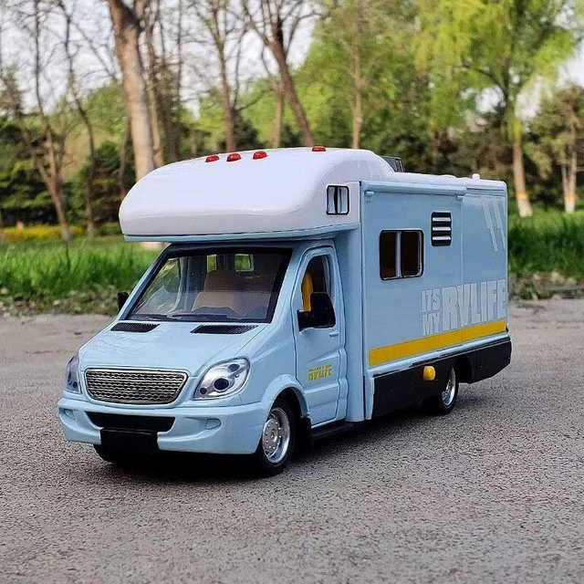 Linyi toy car Wohnmobil, Automodell, 1:28, mit Sound und Licht, ab 18 Jahren - Bild 1