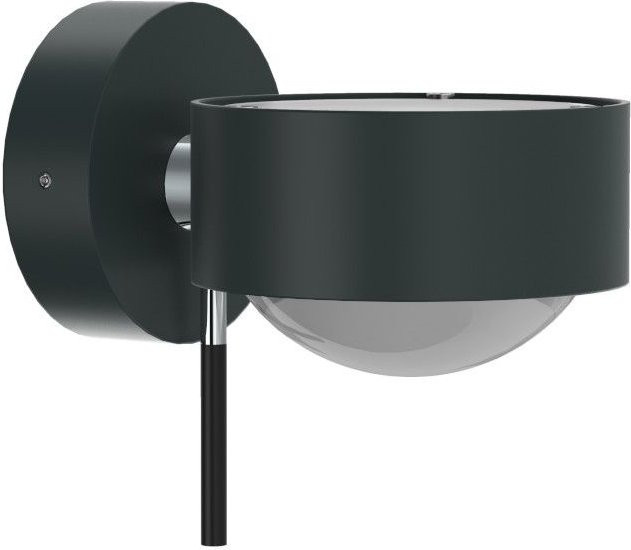 Top Light Puk Mini Wall Wandleuchte in Anthrazit matt und Chrom mit mattem Glas - Bild 1