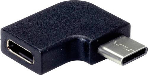 Value USB-C Adapter USB 3.2 Gen 2 mit USB-C Stecker und USB-C Buchse in Schwarz - Bild 1