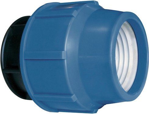 Cornat Endkappe aus Polypropylen in Blau, Durchmesser: 32 mm - Bild 1