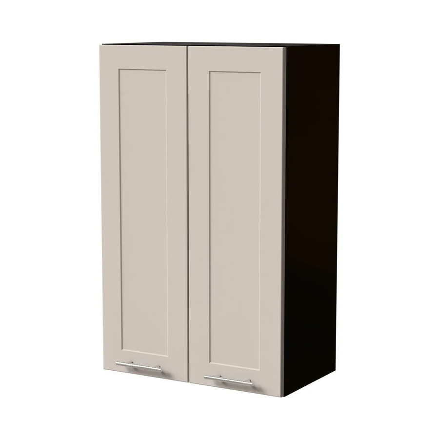 Feldmann-Wohnen Hängeschrank Oslo W4/60 in Schwarz und Kaschmir Matt, B/T/H: 60 x 32,5 x 96 cm - Bild 2