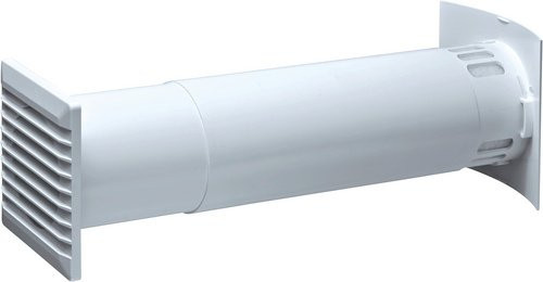Marley Zuluftkanal Lüftungstechnik aus Kunststoff in Weiss, Durchmesser: 10 cm - Bild 1