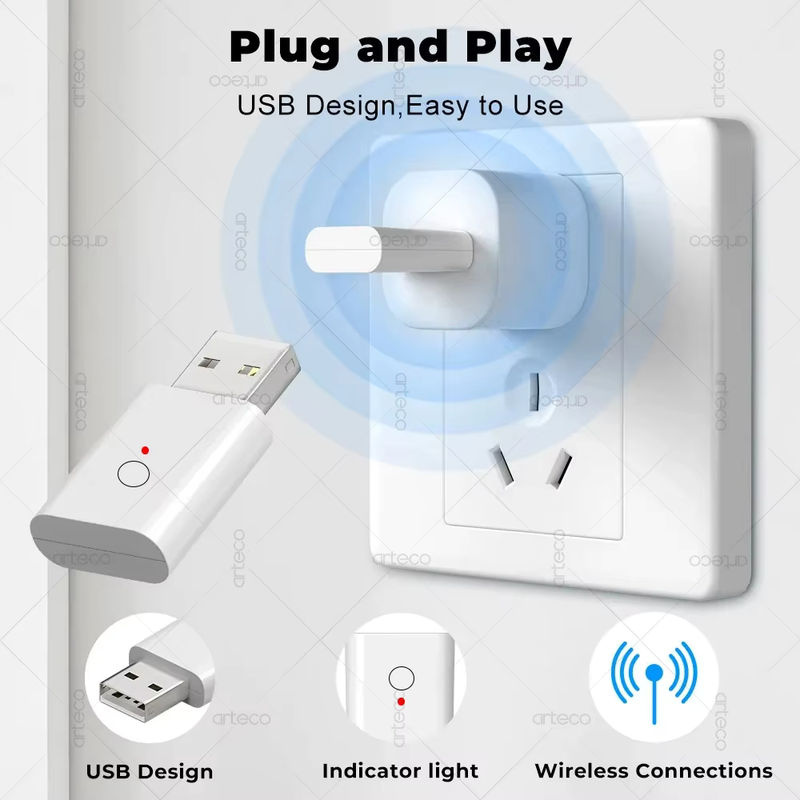 Tuya ZigBee 3.0 Signal Repeater USB Signal Verstärker in Weiß für Smart Home Automatisierung mit Smart Life App und Z2MQTT - Bild 3