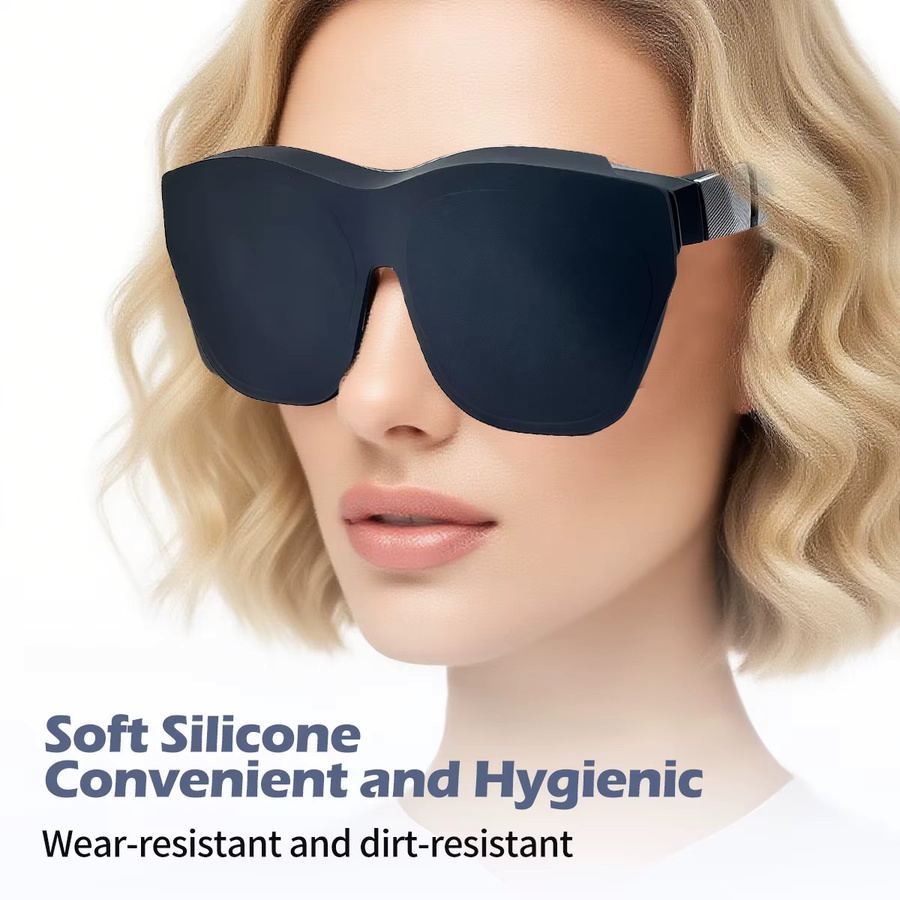 FONKEN Silikon Linsenschutz Abdeckung in Schwarz für Rayneo Air3/Air2/Air3s, Xreal One/Pro/Air2/Air2 Pro und VITURE One/Pro XR Brillen - Bild 4