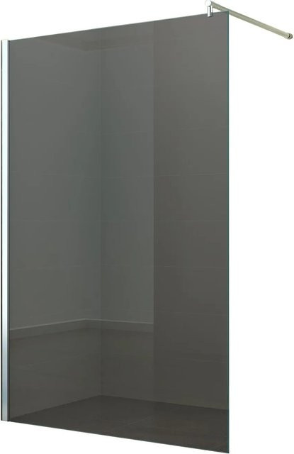 Fa-Bausysteme Walk-In Glas Duschabtrennung Grauglas, Breite: 70 cm, Höhe: 200 cm - Bild 1