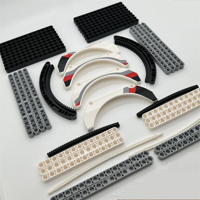 Yiran Toy MOC Technische Bauteile Steine Pin Hebearm Noppenloser Träger Achsverbinder Platte Auto Spielzeug - Bild 2