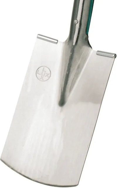 LUX-TOOLS Spaten Comfort aus Stahl mit Eschenholz-Stiel und Trittschutz, Höhe: 85 cm - Bild 1