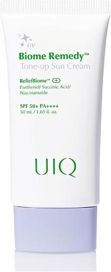 UIQ Biome Remedy Ton-up Sonnencreme SPF 50+, 50 ml, mit Niacinamid - Bild 1