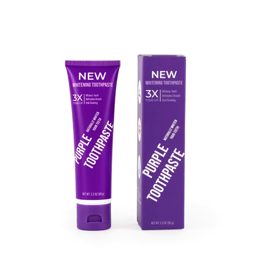 GlorySmile Purple Teeth Whitening Zahnpasta, aufhellende Essenzpflege - Bild 7