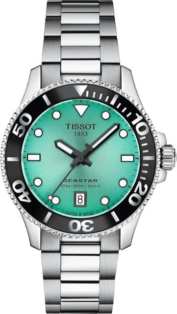 Tissot Damenuhr Seastar 1000, Quarz, Edelstahl, 36 mm, 30 ATM - Bild 1